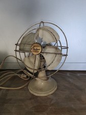 Ancien Vintage VENTILATEUR CALOR vintage pied tulipe BAKELITE beige Fonctionnell
