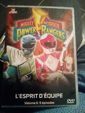 DVD POWER RANGERS L'ESPRIT D'ÉQUIPE (VOLUME 6 5 ÉPISODES MANGA SÉRIE TV)