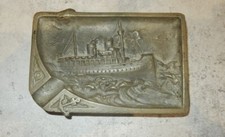 ANCIEN CENDRIER LAITON NAVIRE