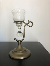 photophore bougeoir gilde handwerk laiton et verre design lampe de table chic