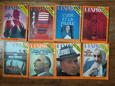 lot de 8 revues l'express de 1972