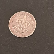 France pièce 20 centimes - france,