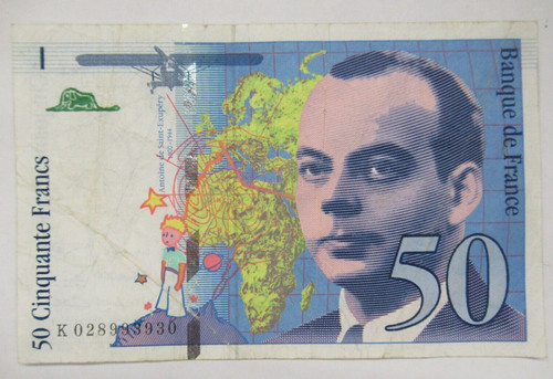 Billet francs saint - billet, 50