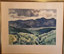 Tableau sous verre Paysage