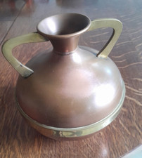 VASE EN CUIVRE ET LAITON GARANTI VILLEDIEU