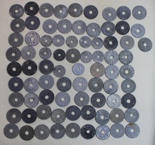 Lot de 78 x 10 Cts Zinc petit-grand modules ..avec Des Fautés - Pièces Qualités 