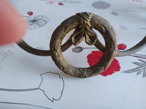 Rare ancien lustre pampilles - a,