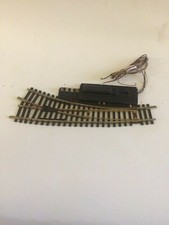 fleischmann aiguillage  droite en laiton ho avec moteur electrique