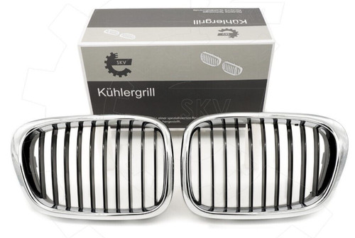 Noir chrome grille avant - noir/chrome,