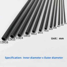 Black PVC Plastic Pipe Tube