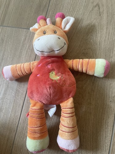 Doudou peluche nicotoy - doudou, orange