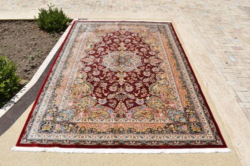 Tapis médaillon floral - , en
