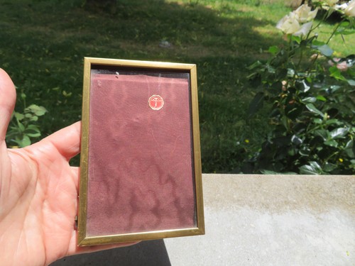 Ancien cadre photo bois - ancien, en