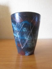 JEAN AUSTRUY - VASE EN CÉRAMIQUE À DÉCOR ABSTRAIT 50's 60's