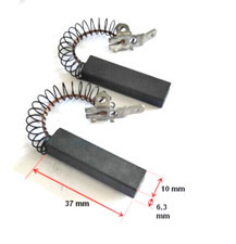 Charbon moteur (x2) 6,3x10x37