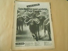 Publicité 1981 Advertising  Cuir Center Les Buffles sont arrivés