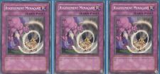 Yu-Gi-Oh! 3x Rugissement Menaçant CP01-FR020 EXCELLENT ETAT Format Goat Edison !