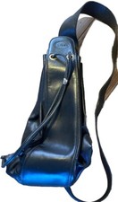 Tres Rare Petit Sac A Main Longchamp Style Goutte D’eau/Bourse En Cuir