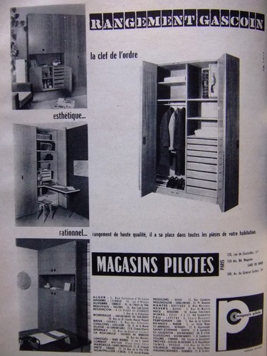 Publicité 1959 rangement - publicitÉ,
