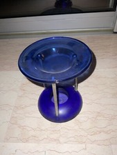 SUPPORT BLEU POUR BOUGIE CHAUFFE-PLAT DIFFUSEUR D’HUILE ESSENTIELLE ET/OU PARFUM
