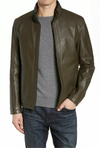 Veste motard homme vert - de,
