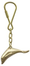Porte-clés dauphin Pendentif en Laiton Sea-Club