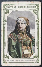 Chromo image GUERIN BOUTRON célébrités # 248 Marie LAURENT Michel Strogoff 2