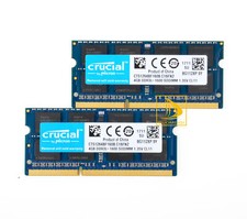 8 Go Crucial 2X 4 Go 2RX8 PC3L-12800S DDR3 1600Mhz 204Pin 1.35V mémoire RAM-pour