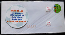 Lot de 5 enveloppes pré-timbrées Coupe du Monde Sous Blister N°793/20