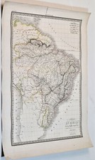 Carte du BRESIL. Lapie 1829
