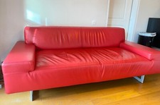 Canapé cuir contemporain 3 places Designer Italien