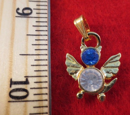 Pendentif charm ange chat - pendentif,