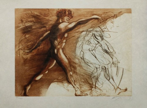 Jean marie guiny - guiny, gravure