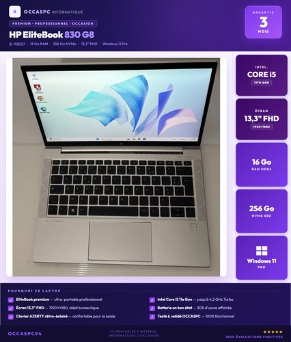 Elitebook 830 intel - hp,