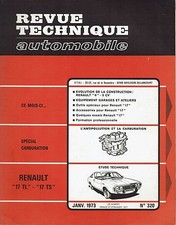 REVUE TECHNIQUE AUTOMOBILE 320