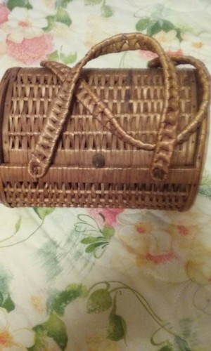 Vintage wicker bamboo rattan - vintage,