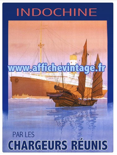Affiche poster indochine - affiche,