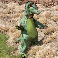 Enfants Déguisement Dinosaure Tricératops Costume Âge 2-3 Ans / Âge 3-5 Ans