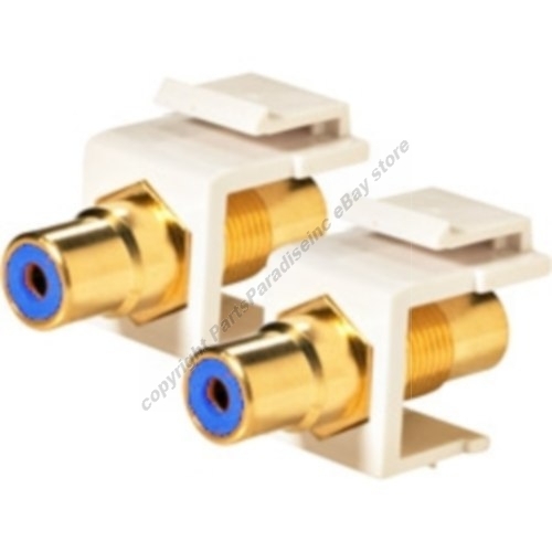 Blue rca keystone jack - blue, jack/coupler