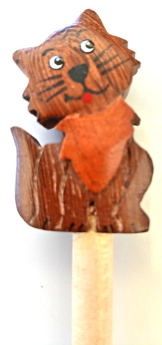 Crayon papier fantaisie - papier, chat