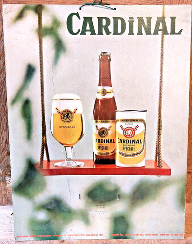 Affiche carton publicitaire