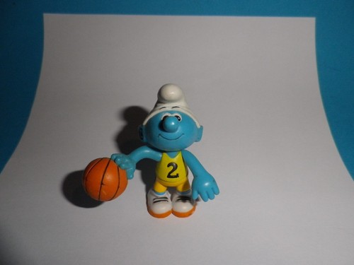 Figurine articulée schtroumpf - figurine,