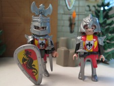 Duo B chevalier dragon noir rouge jaune château 5670 PLAYMOBIL 5637 9106 80584