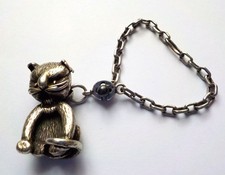 Curieux petit Chat porte-clés