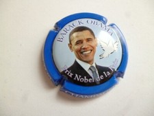 capsule de champagne, MIGNON Pierre, Barack Obama, contour bleu, N°56b