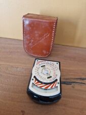 Posemètre Manufrance Luminox années 1950 dans son étui 1.5 à 22