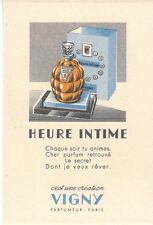 CARTE PARFUMEE HEURE INTIME