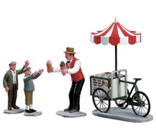 Lemax  Gelato Cart -4 Piece