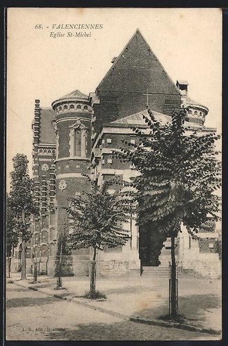 Cpa valenciennes eglise - cpa,