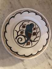 ASSIETTE XIXEME KELLER ET GUERIN PERRUCHE BE